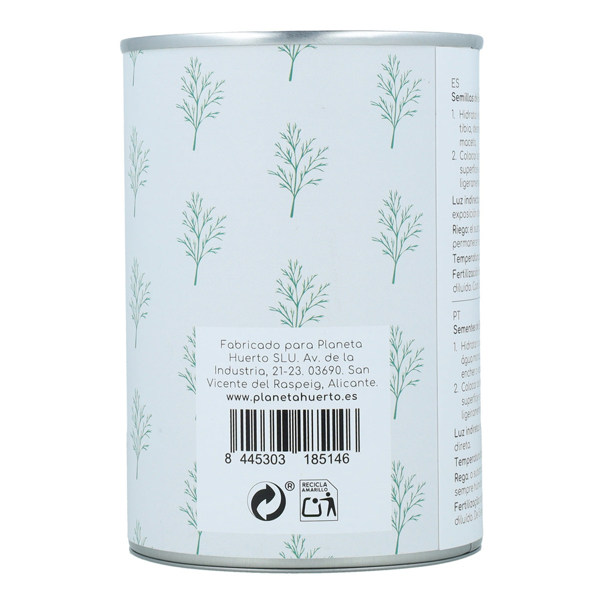 Kit de cultivo aromáticas Eneldo Planeta Huerto