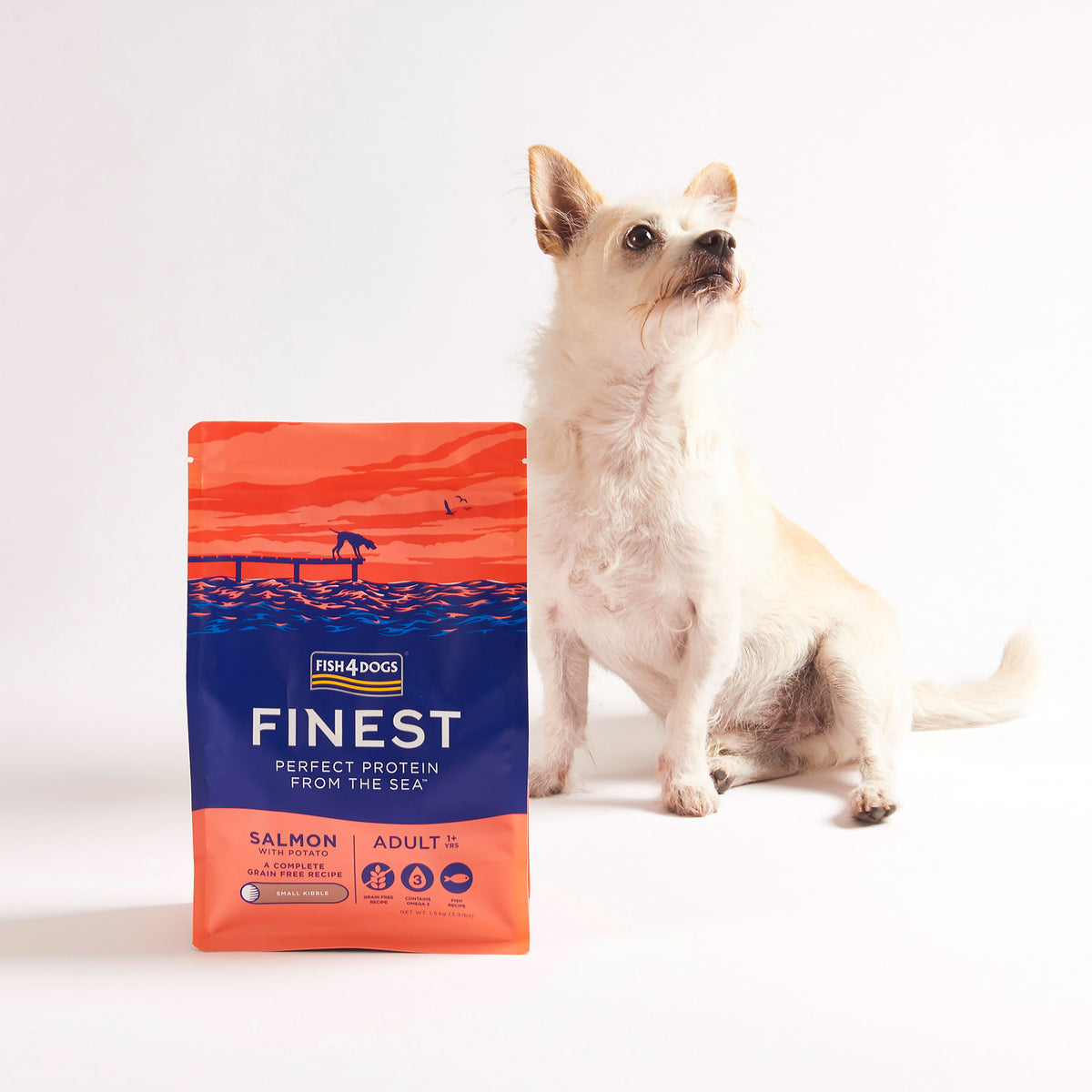 Fish4dogs Pienso Para Perro Adulto Sin Cereales – Salmón Y Patata Razas Pequeñas 1,5 Kg_5