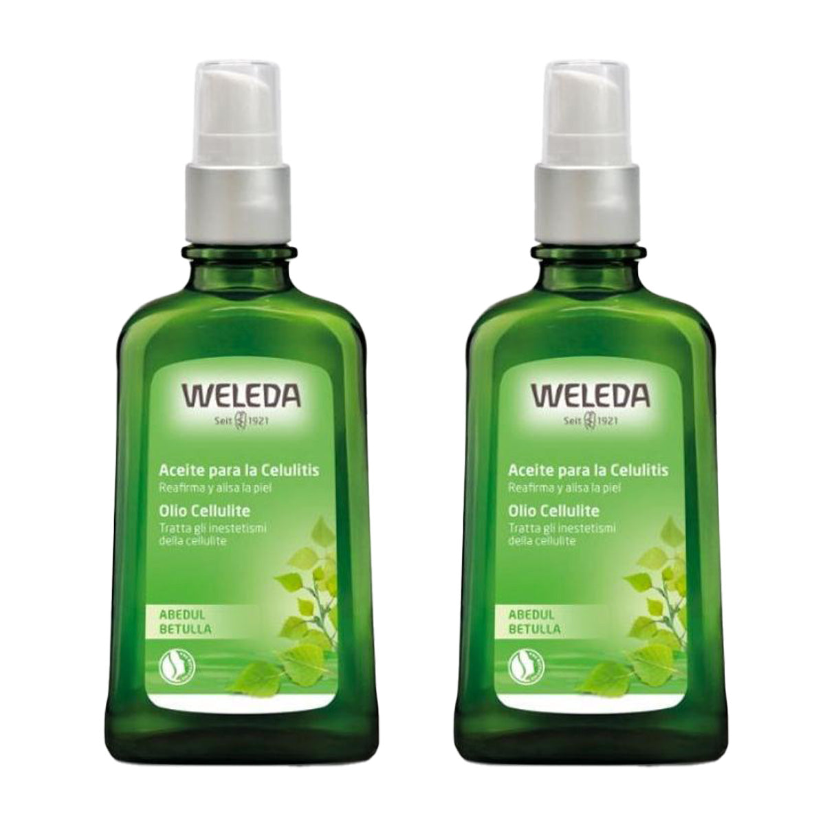 Pack 2x Aceite Anticelulítico de Abedul Weleda 100ml