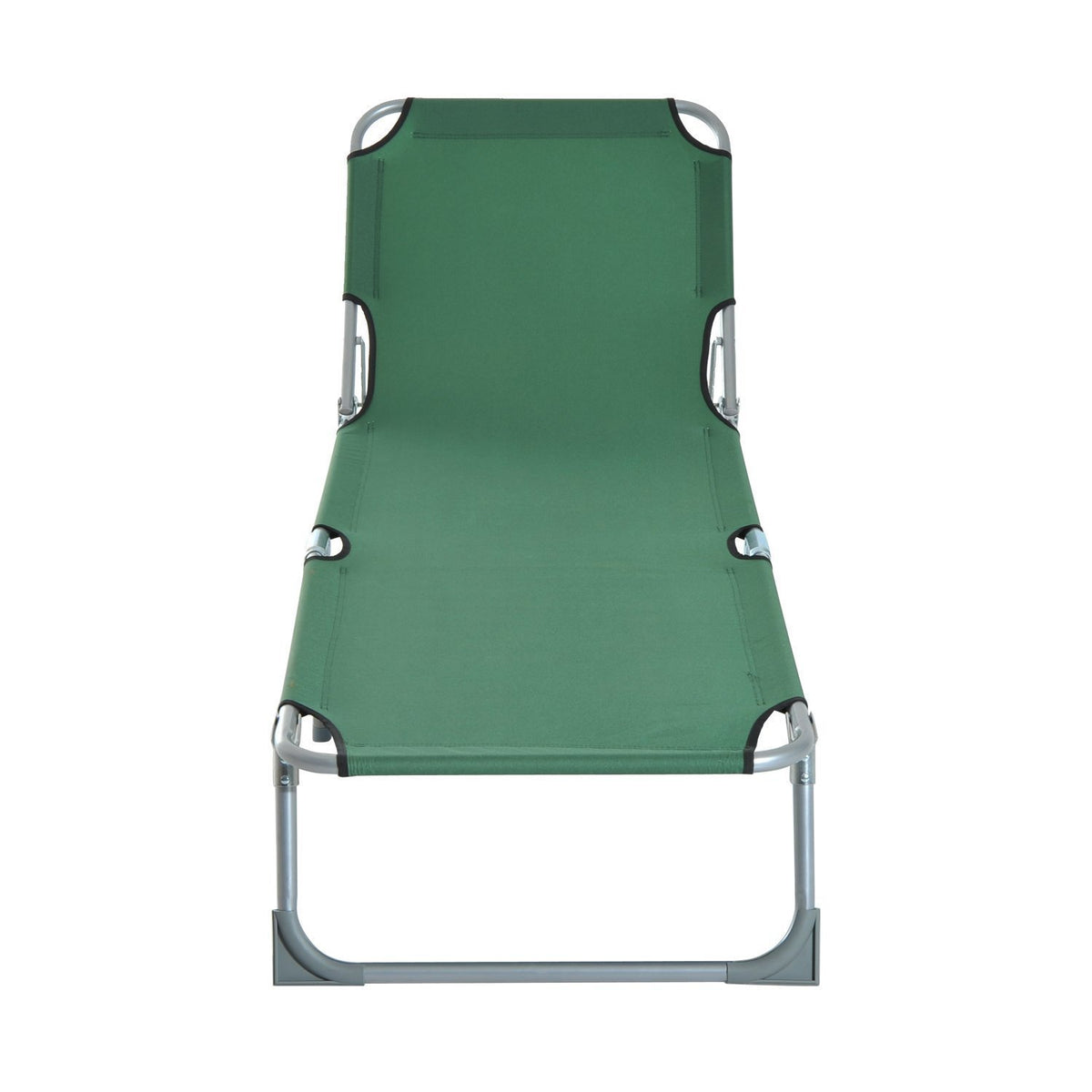 Cama De Camping Outsunny De Metal, Tela Oxford 187x58x28 Cm Verde_3
