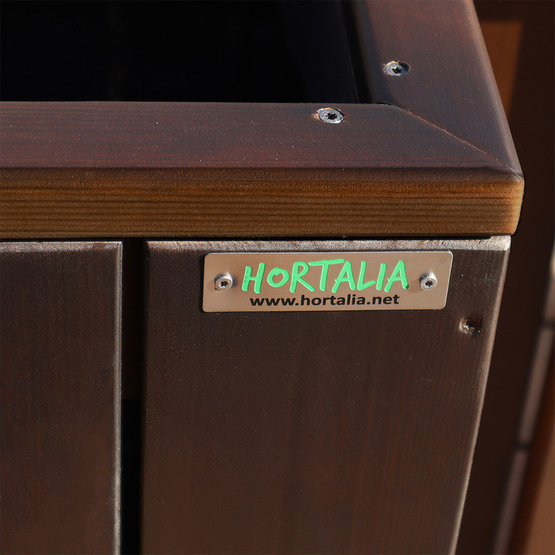 Jardinera Alta De Madera Autoportante 100x34,5x80 Cm Trendy Brown Hortalia_5