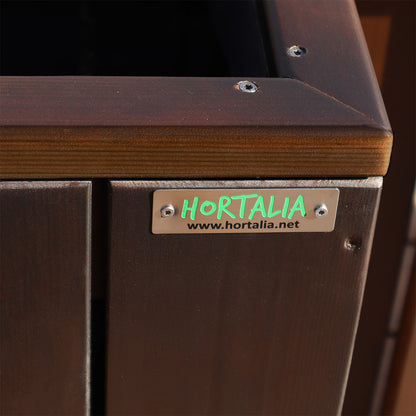 Jardinera Alta De Madera Autoportante 100x34,5x80 Cm Trendy Brown Hortalia_5