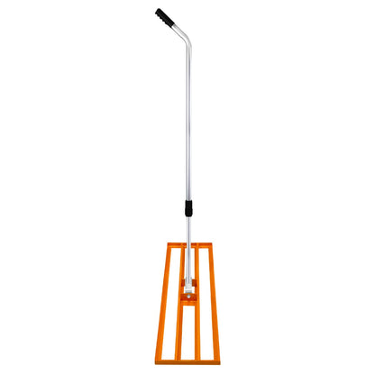 T-mech Rastrillo De Nivelación De Césped De Jardín De 100cm - Naranja_4