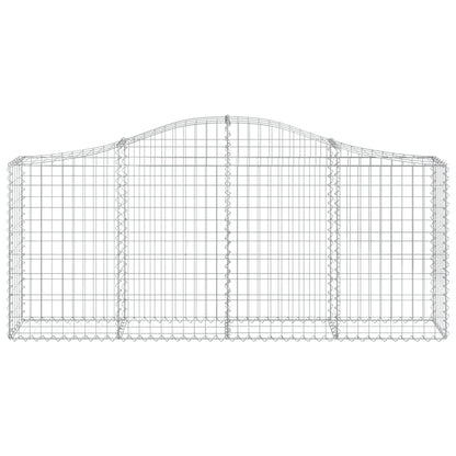 Cestas De Gaviones 25 Uds Forma De Arco Hierro 200x30x80/100 Cm_3