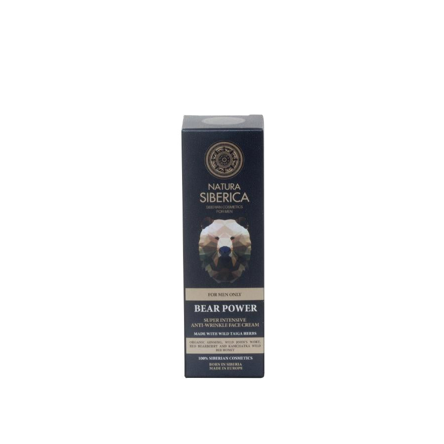 El poder del oso Crema facial antiarrugas intensiva Natura Sibérica, 50 ml