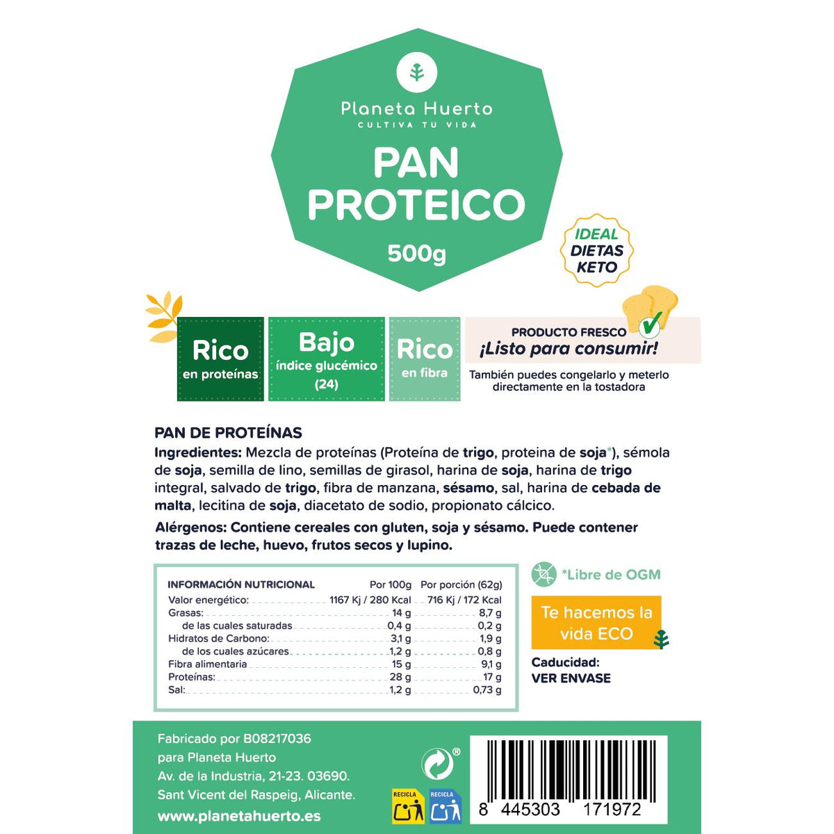 Soja texturizada fina ECO Planeta Huerto 250 g