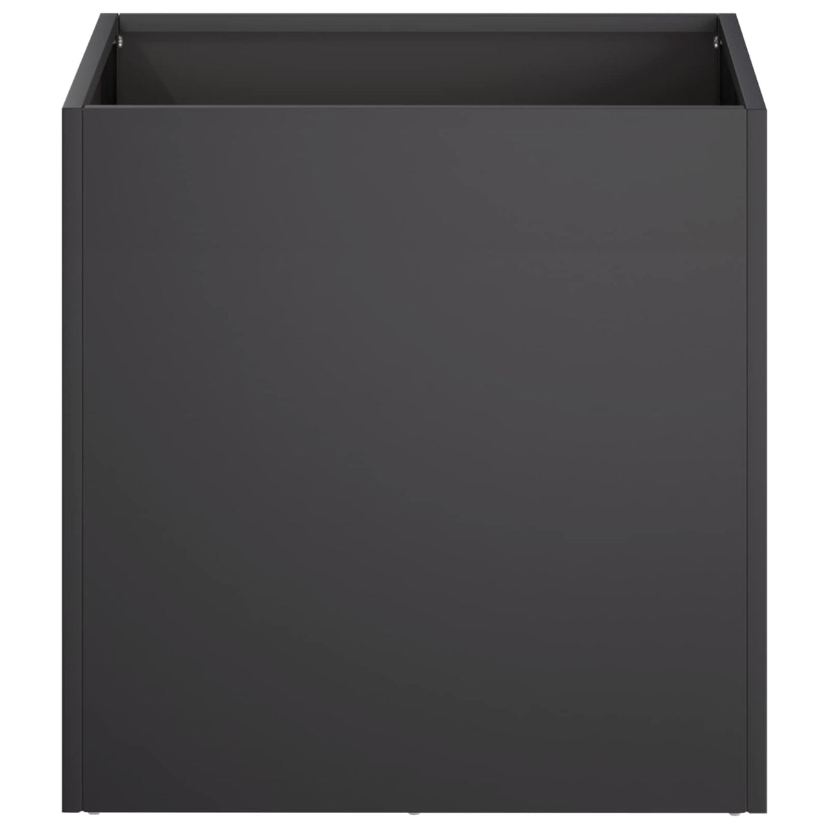 Macetero De Jardín Negro 20 X 20 X 20 Cm Acero Laminado En Frío_2