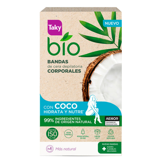 Bandas Depliatorias Corporales Coco BIO TAKY 16 uds