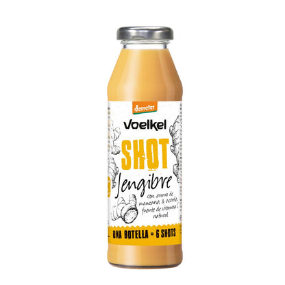 SHOT de Jengibre ( manzana, acerola,limón) Novedad Voelkel 280ml