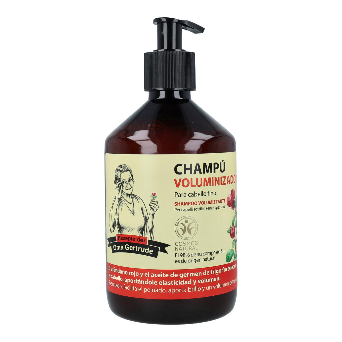 Champú Volumen Cabellos Delicados Oma Gertrude 500 ml