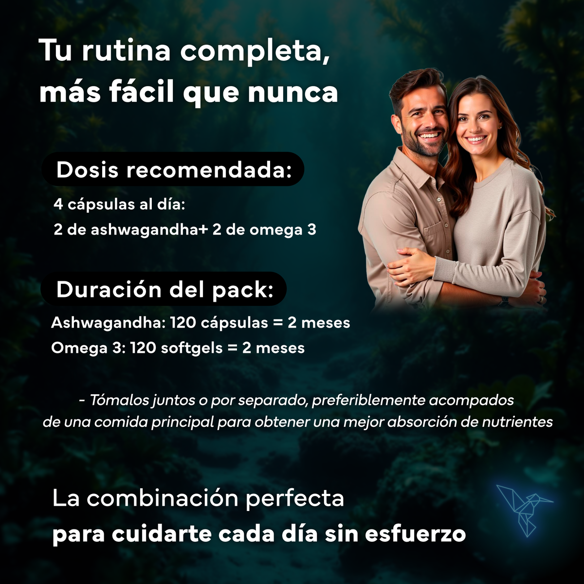 Ashwagandha Ksm-66® Pura + Omega 3 Premium Omegatex®. Sevens Nutrition. Equilibrio Mental, Energía Y Bienestar Integral_4