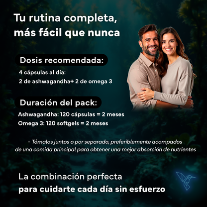 Ashwagandha Ksm-66® Pura + Omega 3 Premium Omegatex®. Sevens Nutrition. Equilibrio Mental, Energía Y Bienestar Integral_4