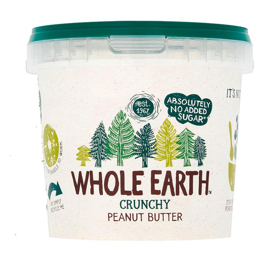 Crema de Cacahuete Crunchy Whole Earth 1Kg.