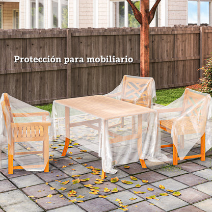Cubierta De Invernadero Outsunny Polipropileno Transparente 600x1000 Cm 84h-313v01cr_5