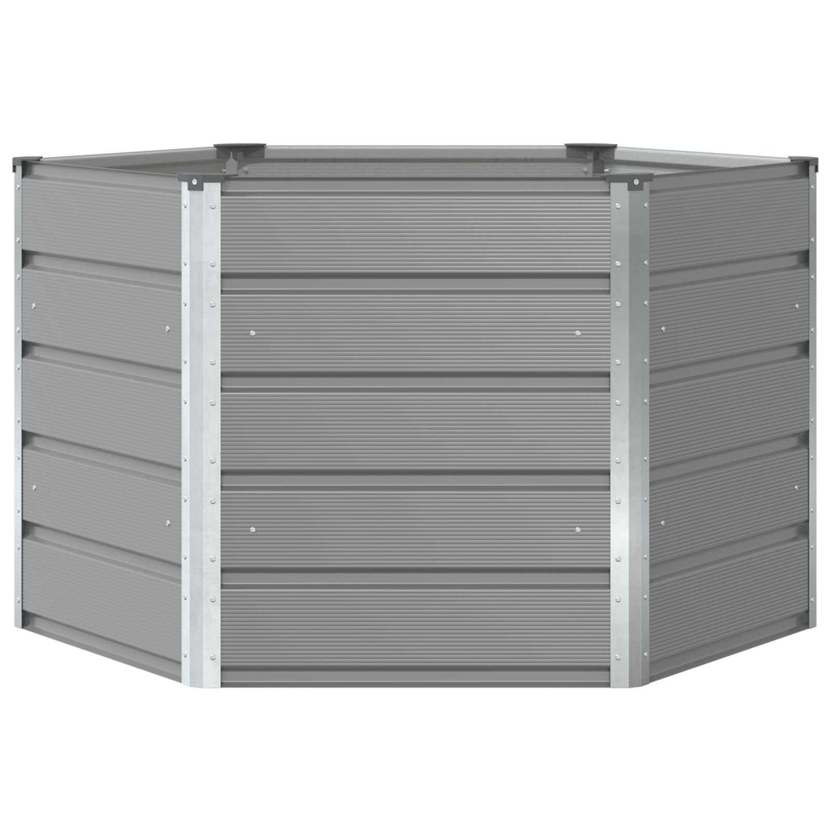 Jardinera Gris Claro 129 X 129 X75 Cm Acero_3