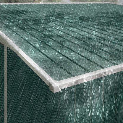 Cobertizo De Jardín Outsunny Acero Galvanizado Verde 280x345x201 Cm 845-529v00gn_3