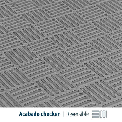 Tatami Puzzle Eva Para Suelo Infantil 1x1m X40mm Negro - Gris Pack Ahorro 2 Unidades_5