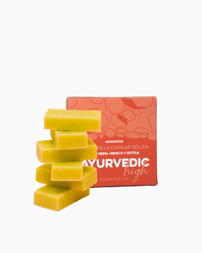 Ayurvedic High Mask - Mascarilla Sólida Hidratante, Grado Emoliente +++ 6 X 15 G Bio Sakure_0