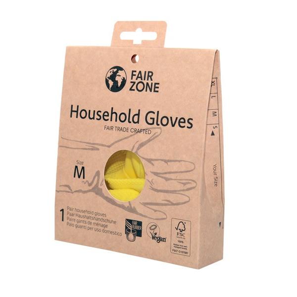 Guantes de Hogar de Látex 100% Natural FSC Fair Squared talla M