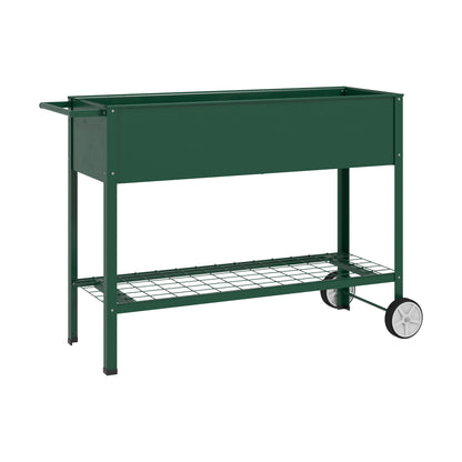 Mesa De Cultivo Outsunny Metal Verde 109x44x80 Cm_0