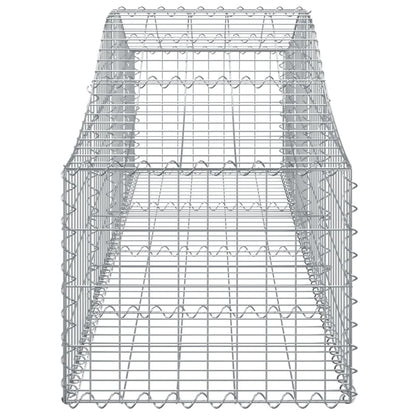 Cestas De Gaviones 6 Uds Forma De Arco Hierro 200x50x40/60 Cm_4
