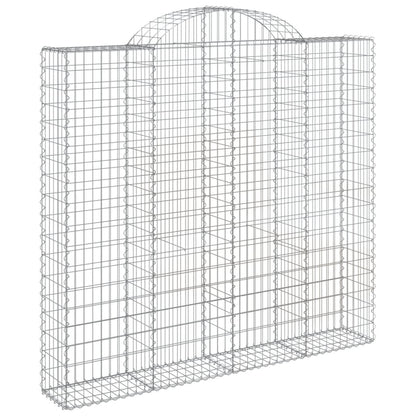 Cestas De Gaviones 7 Uds Forma De Arco Hierro 200x50x180/200 Cm_2