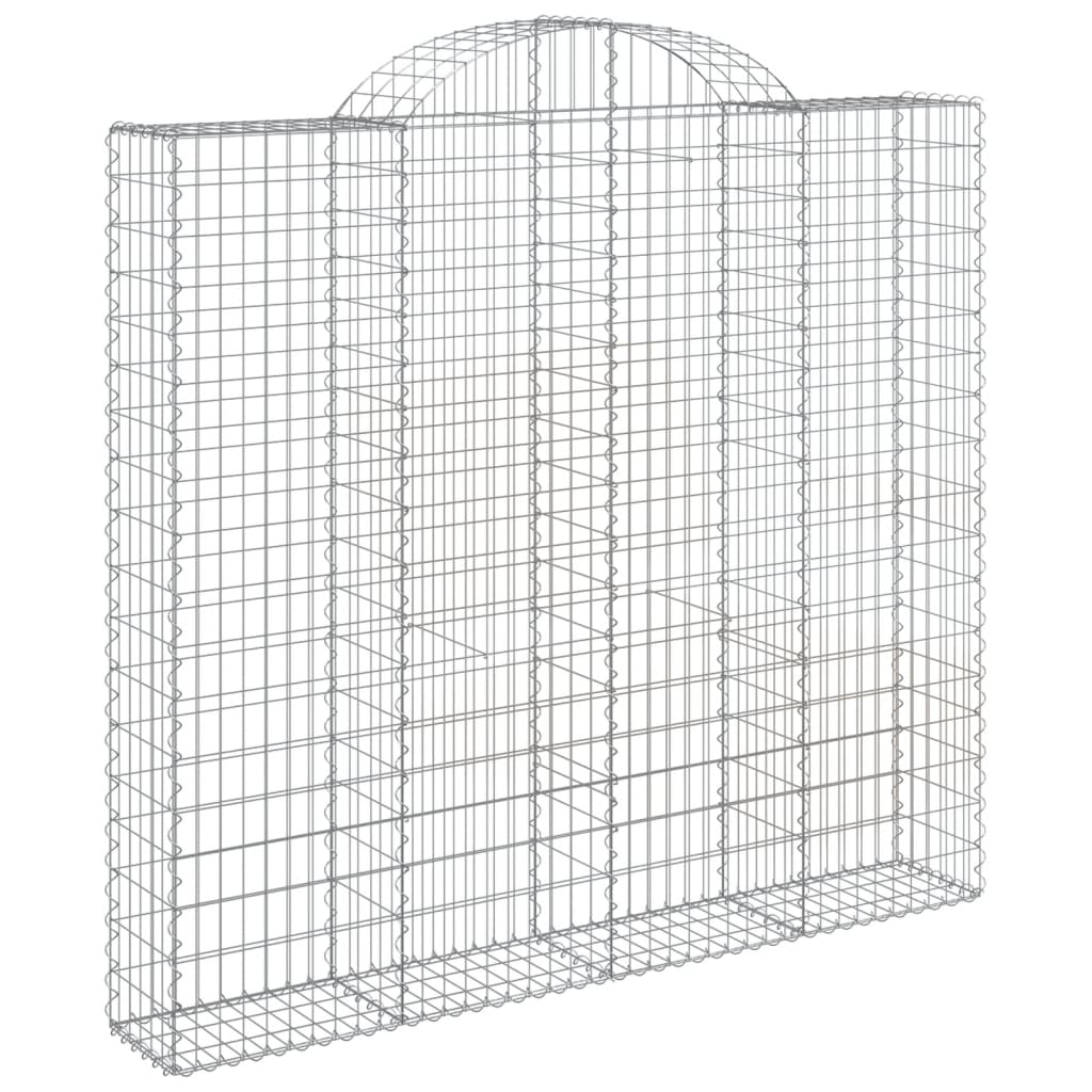 Cestas De Gaviones 4 Uds Forma De Arco Hierro 200x50x180/200 Cm_2