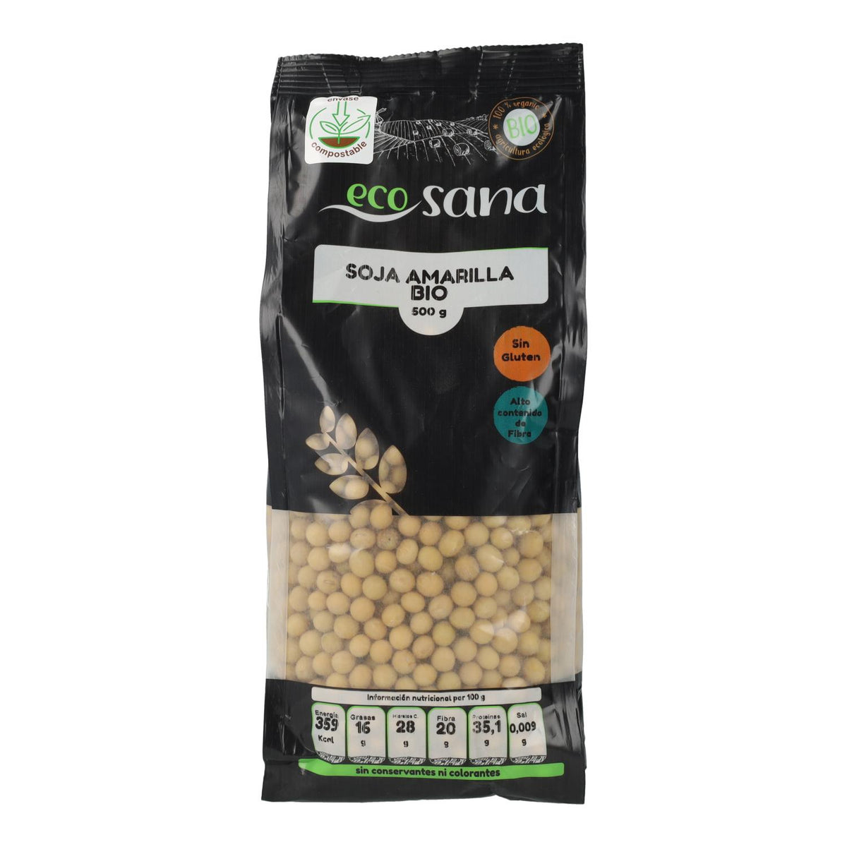 Soja amarilla bio Ecosana 500 g
