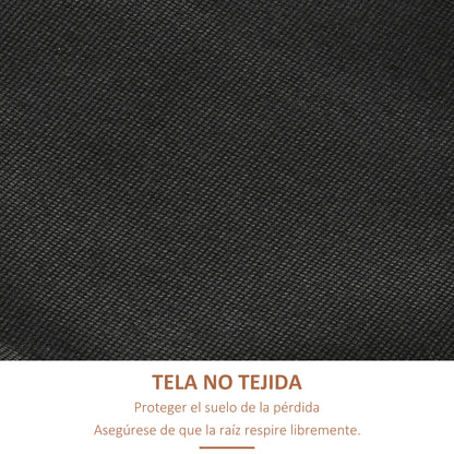 Jardinera Outsunny Madera De Abeto Naranja 80x45x142 Cm_5