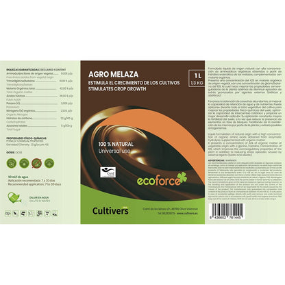 Agro Melaza De Caña Para Plantas Cultivers 1 L_3