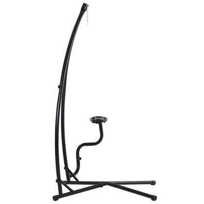 Soporte Para Silla Colgante Outsunny Negro 109x109x210 Cm_3