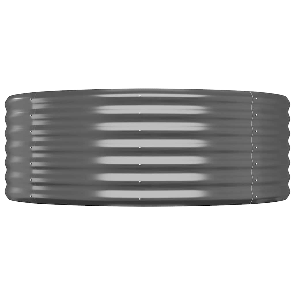 Jardinera Arriate Acero Galvanizado Antracita 100x100x36cm_2
