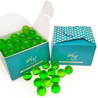 Bolsa Regalo 12 Perlas De Baño Aroma Manzana - Con Aceite De Soja - Hidrata, Suaviza Y Perfuma La Piel - Forma Bola_4