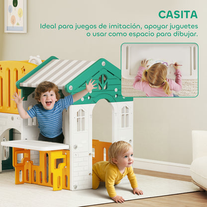 Tobogán Infantil Aiyaplay Hdpe, Pp Amarillo 189x180x111 Cm 331-113v00yl_5