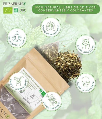 Infusión De Regaliz Y Menta Ecológica En Pirámides | Calidad | Frisafran 30 Uds_1