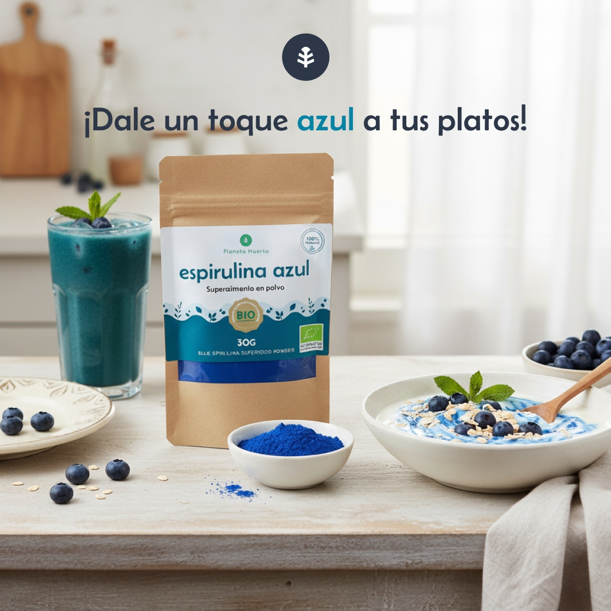 Espirulina azul Planeta Huerto 30 g