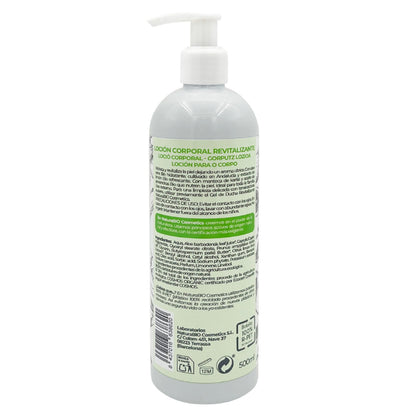 Loción corporal revitalizante limon y  aloe bio Naturabio 500 ml