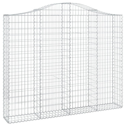 Cestas Gaviones 4 Uds Forma De Arco Hierro 200x30x160/180 Cm_2
