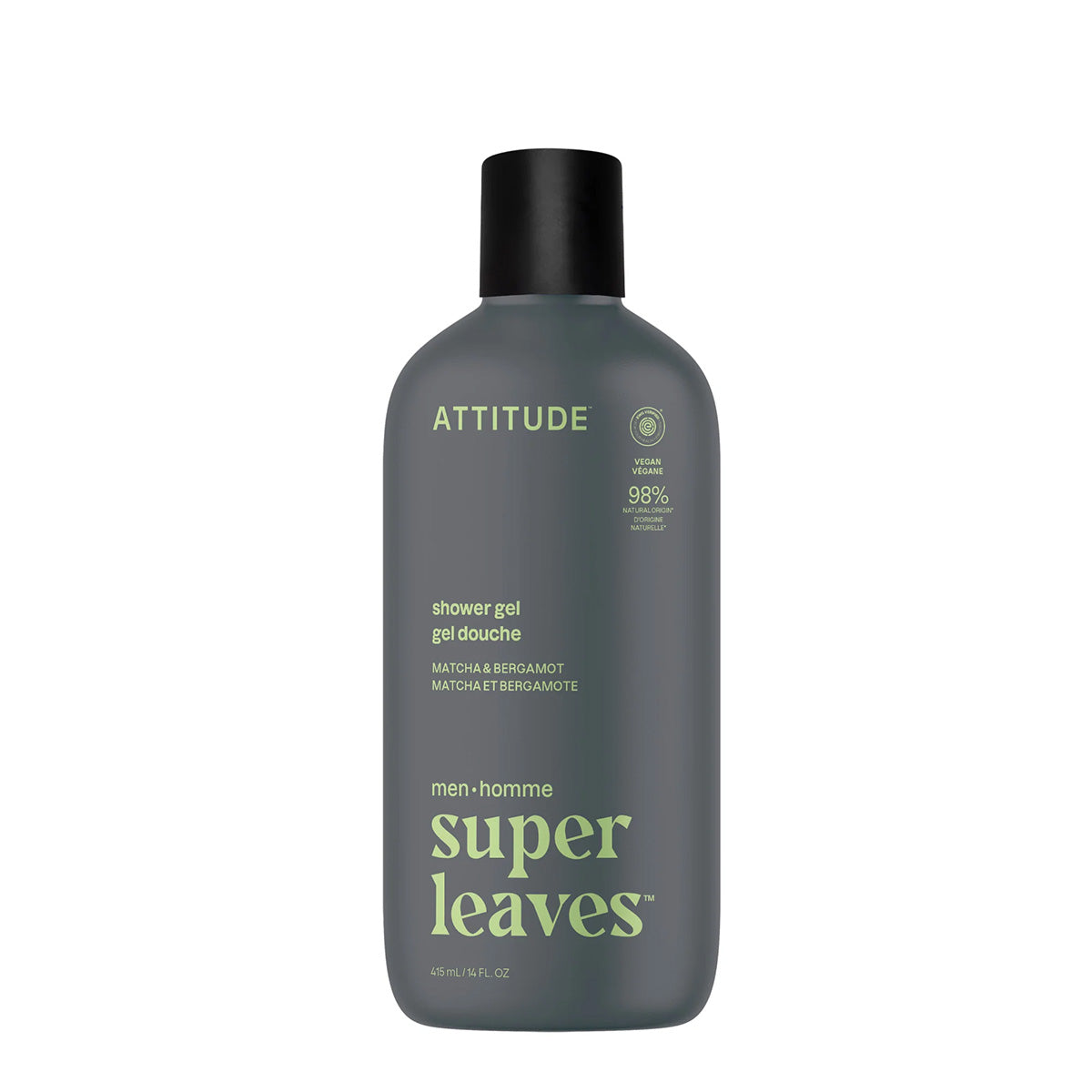 Super leaves men Gel de Ducha Matcha & Bergamota 415 ml