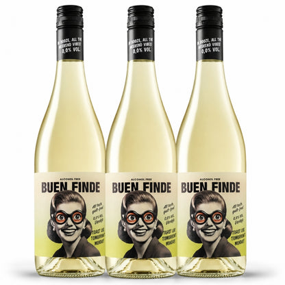 Vino Blanco Sin Alcohol 0,0% Verdejo | Pack 3 Botellas X 750 Ml | Fresco Y Con Toques Cítricos_0