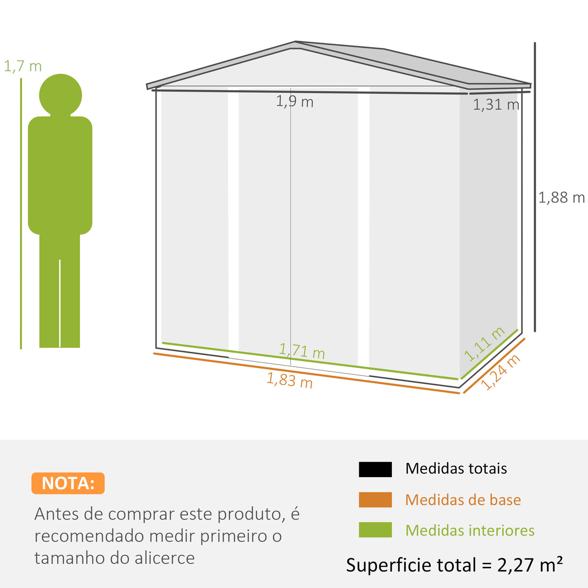 Cobertizo De Jardín Outsunny Acero Galvanizado Roble 190x131x188 Cm_2