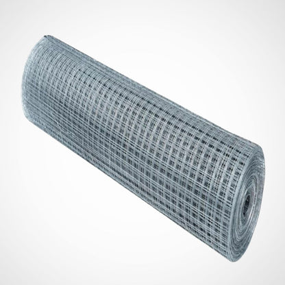 Malla Metalica| 0,5x5m| Composición 100% Acero Galvanizado| Alambre Electrosoldado| Malla Para Cercos| Reticula 6x6mm_0