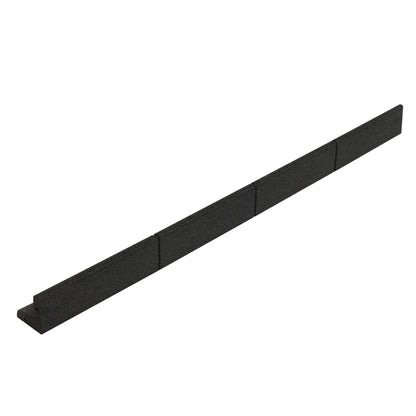 Bordura Flexible Para Jardín 14.4m Con Mazo – Negra_1