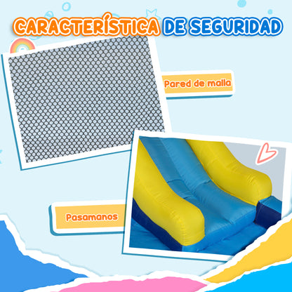Castillo Inflable Aiyaplay Tela Oxford Multicolor 360x250x195 Cm_5