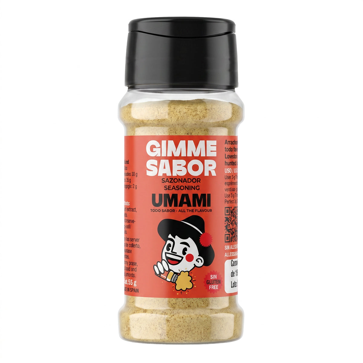 Sazonador Vegetal Sabor A Umami 55g | Sin Gluten, Sin Alérgenos | Gimme Sabor_0