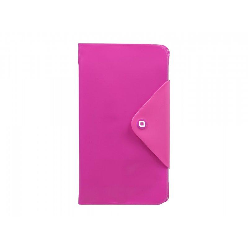 Funda tipo libro impermeable para smartphone hasta 5" SBS Rosa
