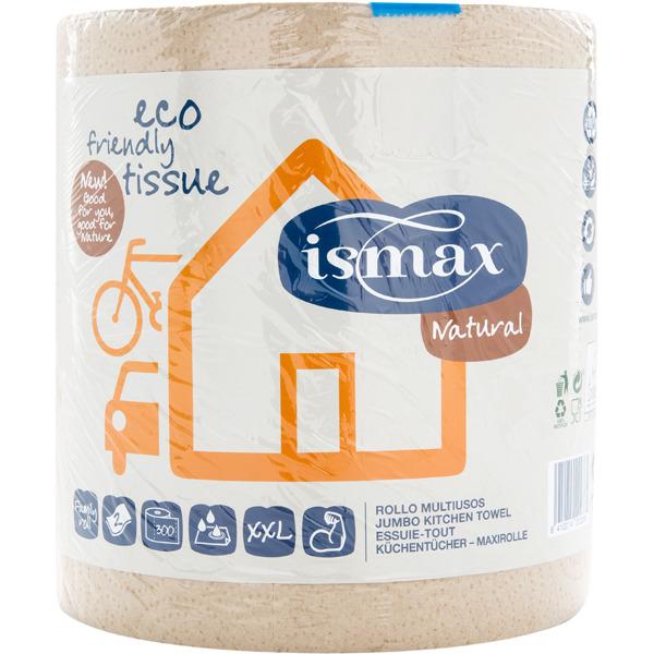 Rollo de papel multiusos ecológico doble capa Ismax