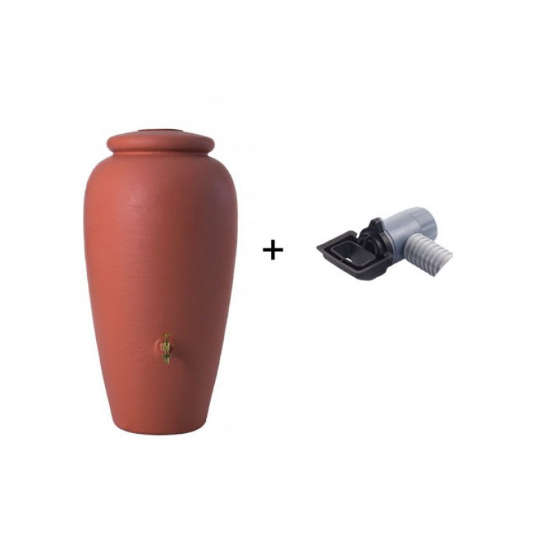 Kit pluvial depósito ànfora terracotta y filtro bajante rectangular Graf_1