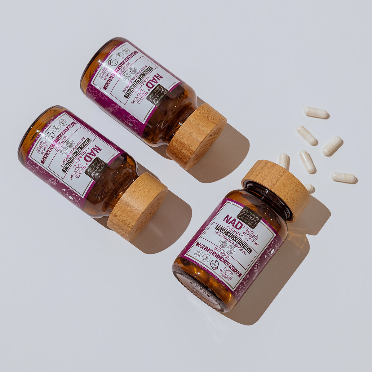 Nad⁺ 300mg & Trans-resveratrol 80mg 60Cap Banban_3