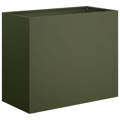 Macetero De Jardín 2 Uds. Verde Oliva 60 X 30 X 40 Cm_2